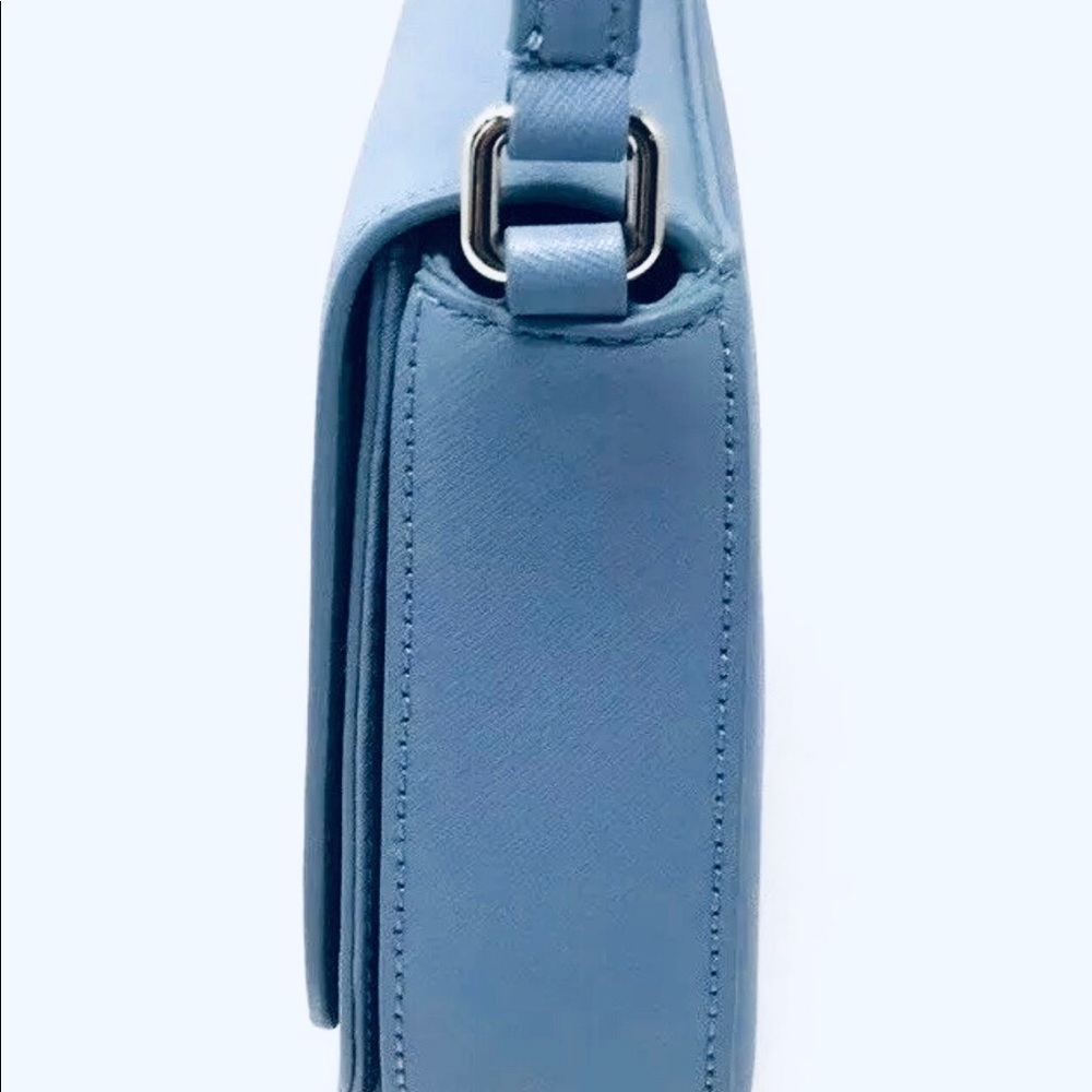 🌷 Kate Spade Blue Leather Carsen Crossbody Purse - Picture 4 of 6